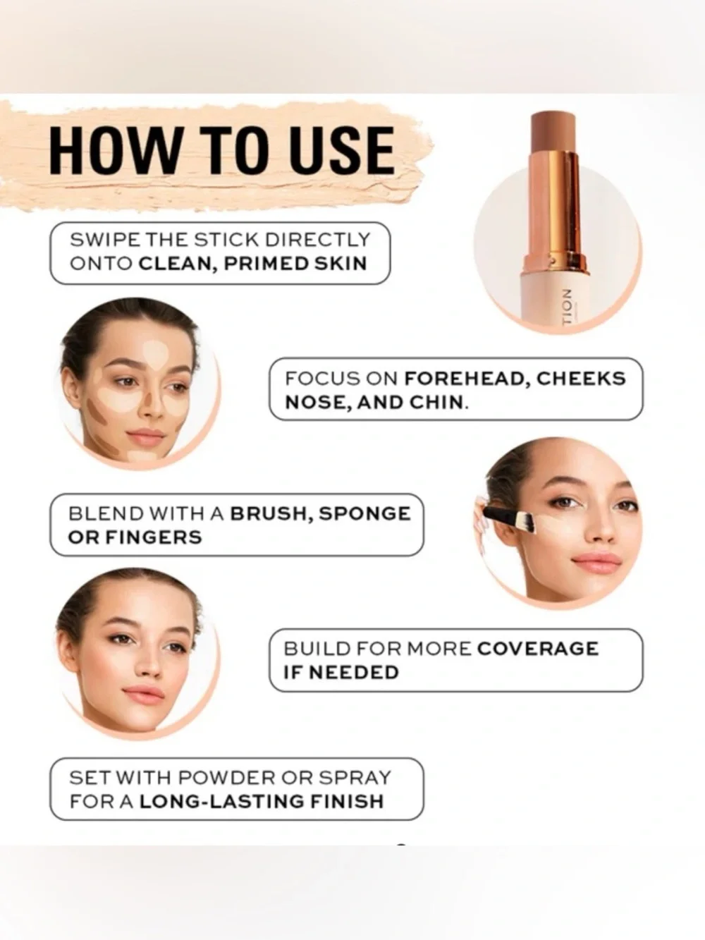 F12 Revolution Makeup Fast Base Stick Foundation